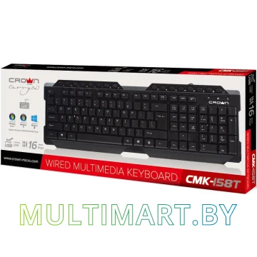 Клавиатура CrownMicro CMK-158T картинка 5